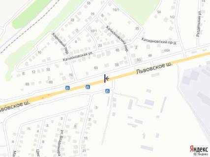 Билборд A в Хмельницком, 6х3  Львівський напрямок  2 (виїзд) схема