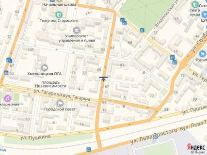 Нестандарт A в Хмельницком Вул. Проскурівська 107. ЖД схема