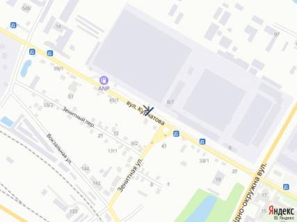 Білборд, Бігборд (Борд)  B у Хмельницькому, 6х3  вул. Курчатова - Зенітна схема