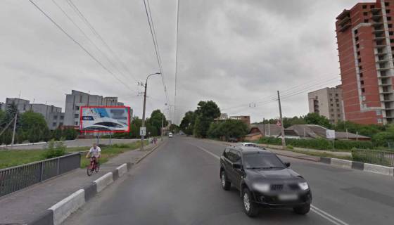 Билборд B в Хмельницком, 6х3  Вул. Проскурівського підпілля. Поліклініка МВС фото 1