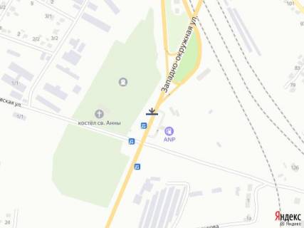 Білборд, Бігборд (Борд)  A у Хмельницькому, 6х3  вул. Західно-Окружна схема