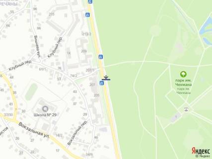 Билборд B в Хмельницком, 6х3  вул.Курчатова (р-н Проскурів) схема