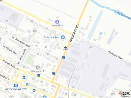 Білборд, Бігборд (Борд)  A у Хмельницькому, 6х3  вул Трудова (автосалон) схема
