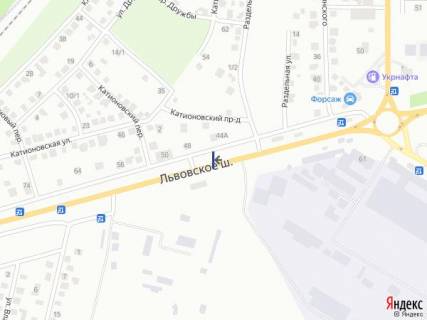 Билборд A в Хмельницком, 6х3  Львівський напрямок  1 (виїзд) схема