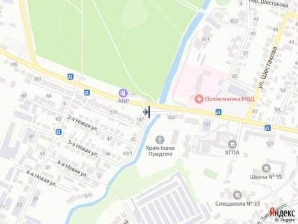 Билборд A в Хмельницком, 6х3  вул.Проскурівського підпілля (МВС) схема