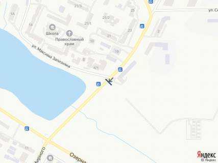 Билборд B в Хмельницком, 6х3  вул. Панаса Мирного - вул.Кармалюка схема
