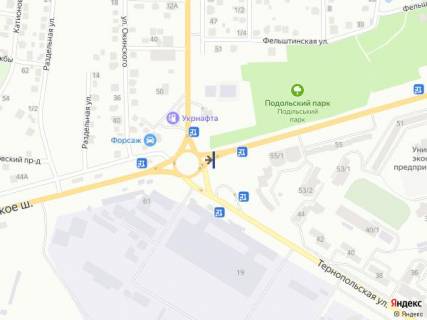 Білборд, Бігборд (Борд)  A у Хмельницькому вул. Львівське шоссе схема