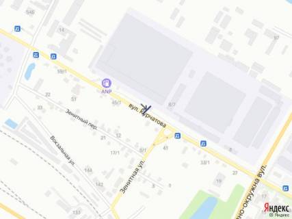 Білборд, Бігборд (Борд)  A у Хмельницькому, 6х3  Вул. Курчатова 10 схема