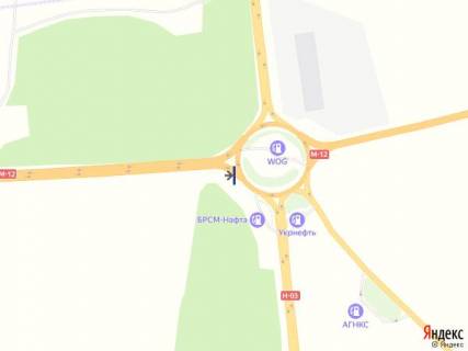 Билборд A в - (-), A  Камянецький круг виїзд з Аеропорта схема