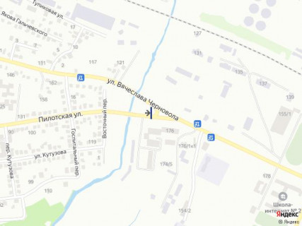 Билборд B в Хмельницком, 6х3  вул. Пілоцька схема