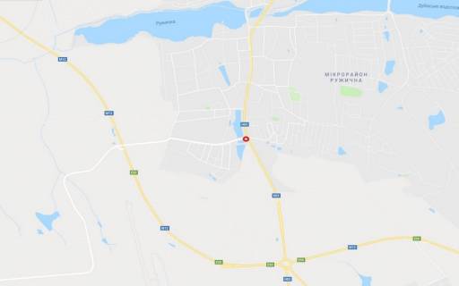 Билборд A в Хмельницком вул. Камянецька. Ружична схема