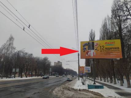 Білборд, Бігборд (Борд)  A у Хмельницькому, 6х3  Пр. Миру - пров. Мирний ( Інститут ) Фото 1