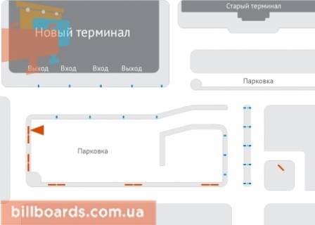 Призма  в Харькове, 3х6  Аэропорт Харьков (радиус нового терминала) - правая - 163776 схема