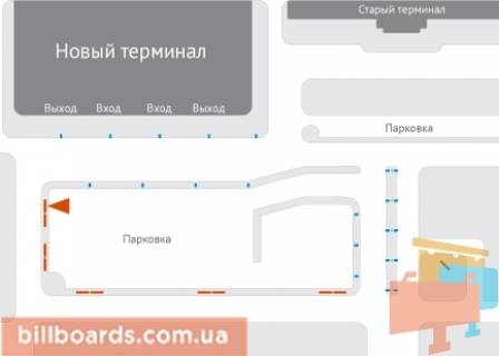 Призма  в Харькове, 3х6  Аэропорт Харьков (радиус нового терминала) - правая - 163777 схема