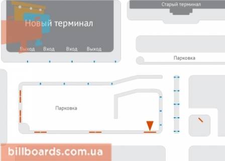 Призма  в Харькове, 3х6  Аэропорт Харьков (радиус нового терминала) - въезд - 163778 схема