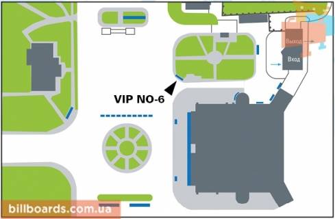 Призма A в Одессе, 3х6  Аэропорт Одесса (въезд/выезд в VIP терминал) - 163814 схема