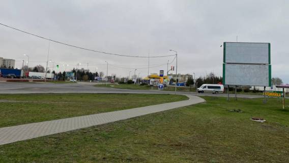 Билборд B в Ковеле, 6x3  вул. Варшавська  (біля АЗС Укр-Петроль) перехрестя   (Турійськ ) низ фото 1