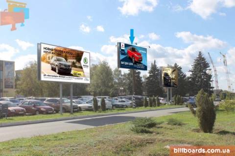 Билборд  в Запорожье, 3х6  Аэропорт Харьков (въезд аллея) фото 1