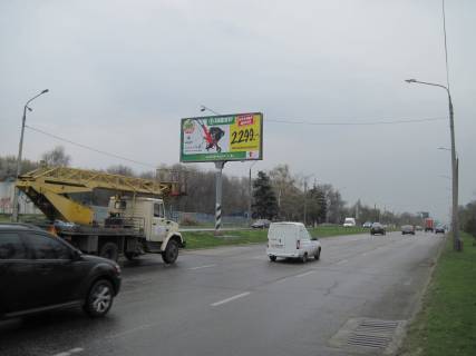 Билборд B в Запорожье Набережна магістраль  – зїзд від супермаркету "Амстор" -вул.Зайцева (Лермонтова), АЗС ТНК №24 , рух до вокзалу фото 1