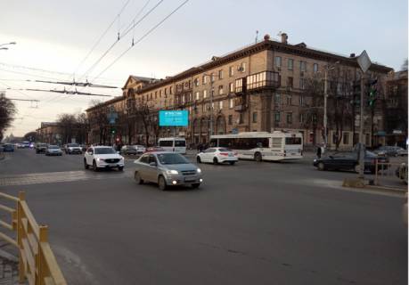 Видеоборд A в Запорожье, 5.76x2.88  пр. Соборный – ул. В'ячеслава Зайцева (Лермонтова) - 384561 фото 1