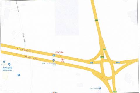 Призма A в Запорожье вул.Космічна(розподільна смуга), Харків-Сімферополь-Оріхів, виїзд з міста, біля АТБ - 441353 схема