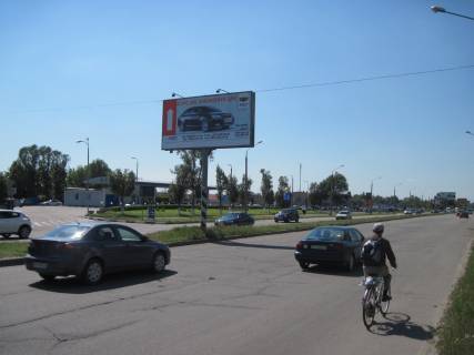 Билборд Р/П в Запорожье Набережна магістраль  – автосалон «Альфа»,АЗС, рух до порту фото 1