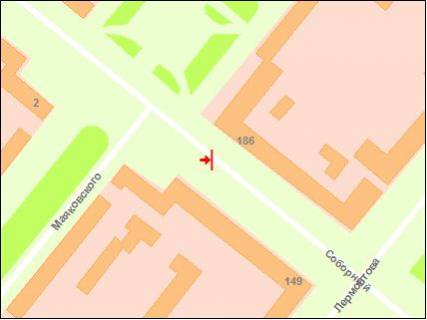 Scrolller, Scroll Р/П in Zaporizhzhya st. Maakovs'kogo - st. Lermontova (SITI-SKROLL) - 254295 scheme