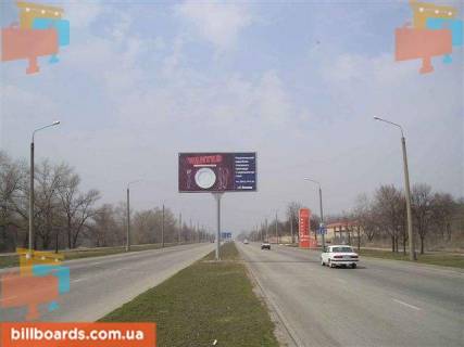 Билборд Р/П в Запорожье Набережна магістраль - АЗС "Укртатнафта" , рух до порту фото 1