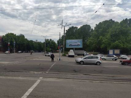 Билборд A в Запорожье пр.Соборний — вул.Дніпровська -пл.Волі (призматрон), ст.А фото 1
