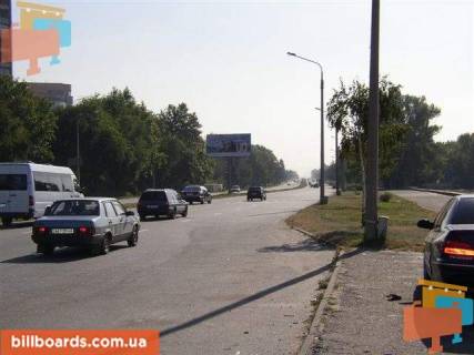Билборд B в Запорожье Набережна магістраль - вул.Ніжнедніпровська, кафе "Сонечко", рух до вокзалу фото 1