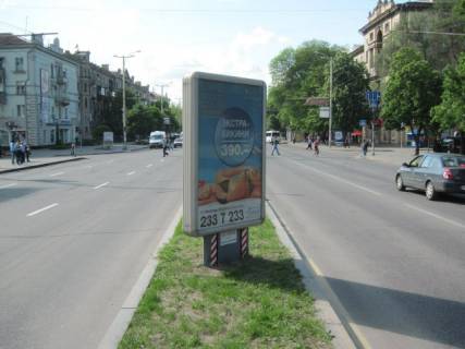 Ситилайт A в Запорожье, 1.2x1.8  ул. Мира – ул. Панфиловцев фото 1