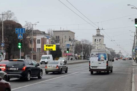 Video Billboard B in Zaporizhzhya, 5.76x2.88  av. Sobornyj - st. Dobrolubova-ABV, st.b - 384337 Photo 1
