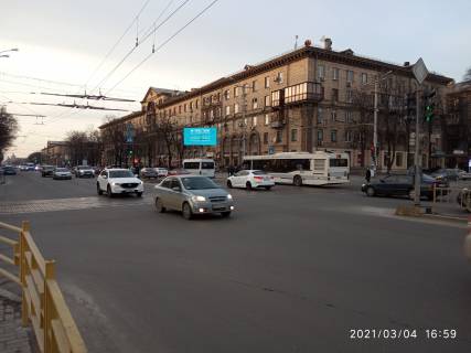 Video Billboard A in Zaporizhzhya, 5,76х2,88  av.Sobornij - st.V.Zajceva(Lermontova) - 530729 Photo 1