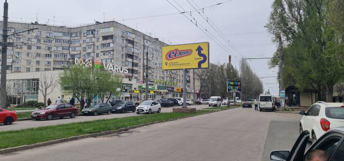 Билборд A в Запорожье вул.Товариська, 39 (розд.напроти «Варуса») -рух від вул.Д.Вишневецького (Ладозька) фото 2