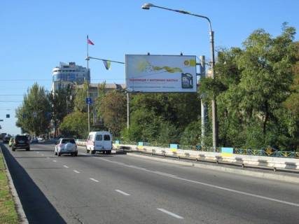 Билборд A в Запорожье, 6x3  пр. Соборный - дамба №4, движение от вокзала, ст.А фото 1