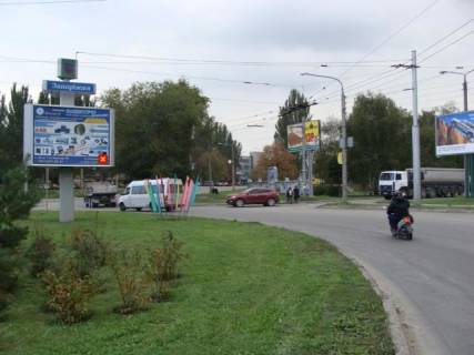 Бэклайт A в Запорожье Вул.Петра Сагайдачного (Бородінська)-вул.Гребельна -вул.Тиражная обличчям до РА фото 1