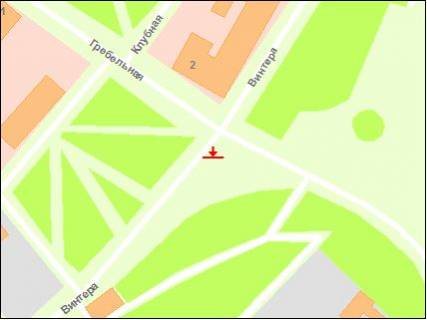 Призма A в Запорожье бул.Вінтера - вул.Гребельна, ст.А (призматрон) - 254419 схема