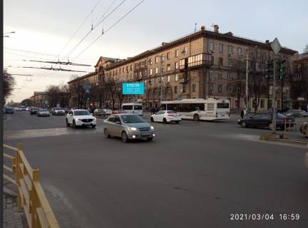 Видеоборд A в Запорожье, 5,76х2,88  пр.Соборний — вул.В.Зайцева(Лермонтова) - 489477 фото 1