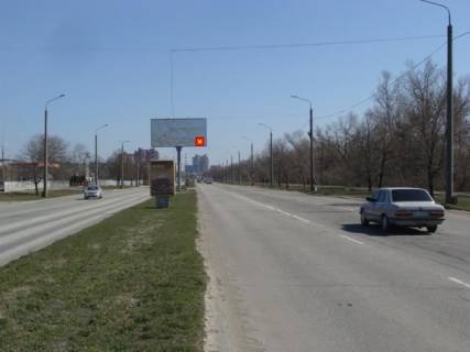 Билборд B в Запорожье Набережна магістраль – АЗС Укртатнафта, автосалон "Міцубісі", рух до вокзалу фото 1