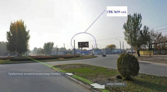 Билборд A в Запорожье, 6x3  вул. Дніпровська (Леппіка) – Набережная магистраль (круг), ст.А фото 1
