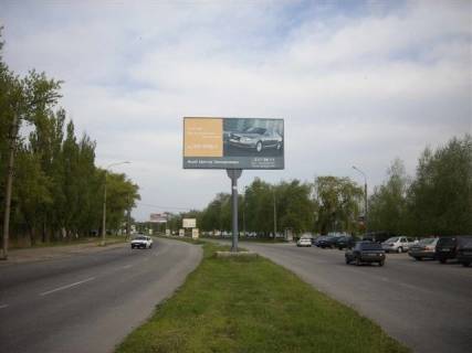 Білборд, Бігборд (Борд)  A у Запоріжжі, 6x3  Набережна магістраль - вул. Підбережна,пішохідний міст, рух до порту Фото 1