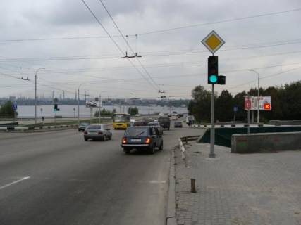 Билборд A в Запорожье вул.Гребельна - р-н Правобережного пляжу, ДГЕС, ст.А (призматрон) фото 1
