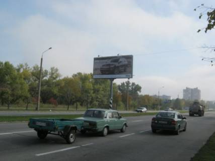 Билборд B в Запорожье, 6x3  Набережная магистраль – провулок Вірменський (вул. Толстого) (150м до АЗС), движение к вокзалу фото 1