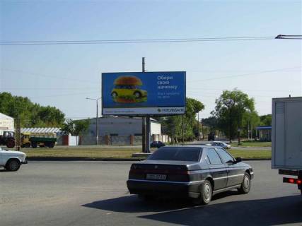 Білборд, Бігборд (Борд)  A у Запоріжжі, 6x3  Абрагама Коопа (Істоміна) - вул. Професорки Тетяни Денисової (Гладкова) (коло), обличчям на вул. Зачінаєва Фото 1
