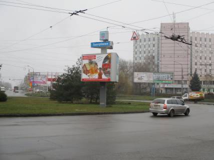 Бэклайт A в Запорожье, 4x3  Петра Сагайдачного вул. (Бородінська) – ул. Плотинная - ул. Тиражная лицом к РА фото 1