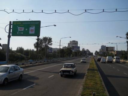 Билборд B в Запорожье, 6x3  пр. Соборный - дамба №3, движение от вокзала, ст.б фото 1