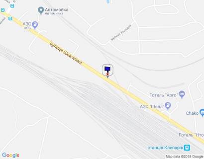 Билборд A в Львове, 3х6  ул. Шевченко схема