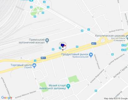 Билборд A в Львове ул. Городоцкая схема