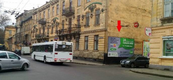 Билборд A в Львове, 3х6  Шота Руставели, 8 ул. фото 1