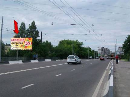 Билборд B в Львове, 3х6  Любинская ул. фото 1